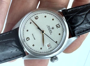Rare 1961 Rolex Oysterdate Precision Ref 6294 ORIGINAL DIAL STAINLESS STEEL RUNS - Picture 1 of 18