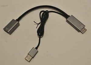 USB Female to HDMI-compatible Male 1080P HDTV TV Digital AV Adapter Cable NEW US - Picture 1 of 4