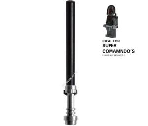 1 X OFFICIAL LEGO - MANDALORIAN SUPER COMMANDO LIGHTSABERS - METALLIC HILT - NEW - Picture 1 of 1