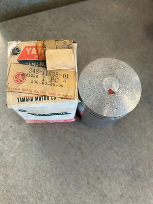Yamaha AT1 1969-1971, CT1, AT1MX, pistón 248-11638-01-00 pieza NOS YAMAHA Foto 1 de 3