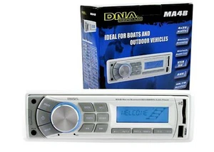 Dna MA4B White Bluetooth USB/SD MP3 Player with AM/FM tuner and AUX audio input - Picture 1 of 3
