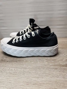 WOMENS CONVERSE CHUCK TAYLOR LIFT CABLE OX PLATFORM SIZE 6.5 568894C - Picture 1 of 10
