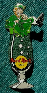 BELFAST IRELAND HURRICANE GLASS SERIES IRISH LEPRCHAUN Hard Rock Cafe PIN LE - Picture 1 of 1