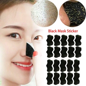 NEW 20-100pcs Blackhead Remover Nose Pore Cleansing Strips Peel Off Mask Sticker - Picture 1 of 13