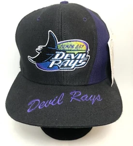 Vintage Tampa Bay Devil Rays 90’s Logo Snapback Hat MLB Neu mit Etikett DS NEU Cap USA - Bild 1 von 10