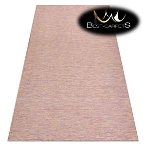 Increíble ALFOMBRA SISAL ""PATIO"" rosa azul mezcla tejida plana, duradera fácil de limpiar - Imagen 1 de 6