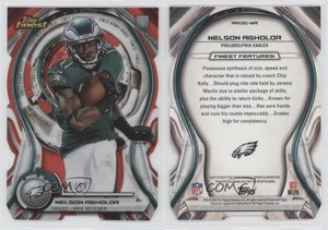 2015 Topps Finest Atomic Die-Cuts Red Refractor /99 Nelson Agholor Rookie RC