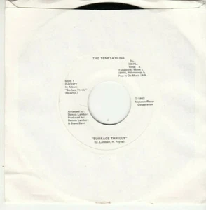 THE TEMPTATIONS - SURFACE THRILLS - PROMO MINT GORDY 45 - UNPLAYED NEW - Picture 1 of 2