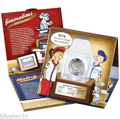 2014 NATIONAL BASEBALL HALL OF FAME YOUNG COLLECTORS SET (B37) HALF DOLLAR - Image 1 of 4