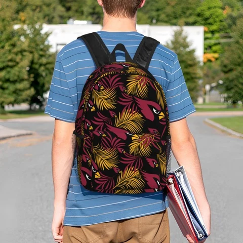 Arizona Cardinals Fans Lightweight Backpack Student Backpack Print School Bag Cover