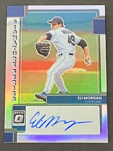 Eli Morgan 2022 Donruss Optic Signature Series Silver Prizm AUTO RC - Picture 1 of 10