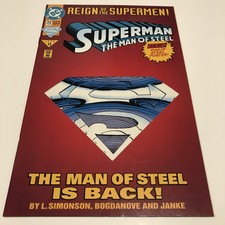Superman the Man of Steel #22 **1st App. of Steel** (DC 1993)Collector's Edition