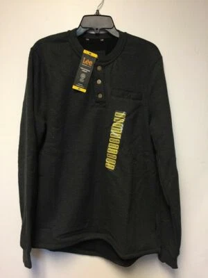 LEE MEN'S SHERPA LINED THERMAL HENLEY *CHOOSE COLOR & SIZE - Image 1 of 2