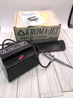 Kit de decoração de bolo aerógrafo vintage Kroma Jet A-2000 da Kopykake - Imagem 1 de 4