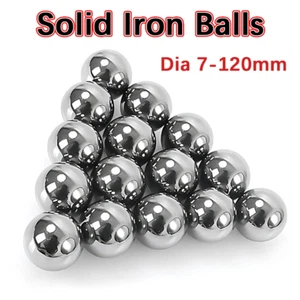 φ7mm-120mm Solid Iron Balls Bearings Without Hardened Welded Metal Balls Forged - Picture 1 of 13