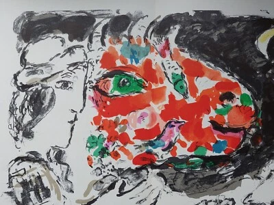 Marc CHAGALL Litografía Original "Apres L'hiver", 1972 Foto 1 de 4