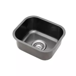 Cefito Kitchen Sink 30X36CM Stainless Steel Nano Basin Single Bowl Black - Picture 1 of 6
