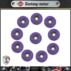 Discs Rust Remover Wheel Paint Removal Disc Angle Grinder 10 PackS 4"x5/8 Strip - Picture 1 of 10