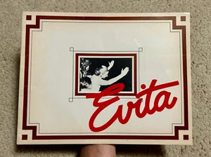 Evita 1980 Chicago Souvenir Program Valerie Perri John Herrera Robb Alton Lyrics - Picture 1 of 10
