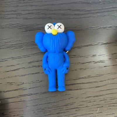 Elmo Kaws Keychain  “3" Keychain Skull Figure Keyring - Image 1 of 2