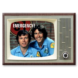 EMERGENCY TV Show Classic TV 3.5 inches x 2.5 inches FRIDGE MAGNET - Picture 1 of 2