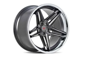 Ferrada CM1 20x9, 5x114, +ET25, Matte Graphite / Chrome Lip - Picture 1 of 3