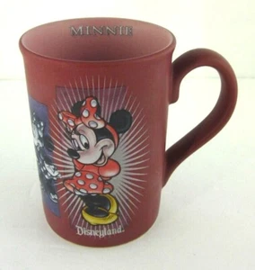 Minnie Mouse Pink Ceramic Mug Cup Disneyland 5 Images 4 1/2" - Picture 1 of 7