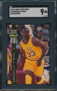 Baloncesto clásico 4 deportivo 1992 #8 Shaquille O'Neal impresión limitada SGC 9 p03457 - Imagen 1 de 2