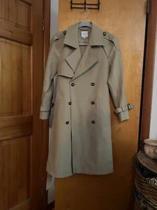 1/2 Price NWOT Cyrus Small Long Tan Trench Coat Traditional Trench MSRP $198.00 - Picture 1 of 12