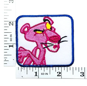 Embroidered Patch - Pink Panther - NEW - Iron-on/Sew-on - Picture 1 of 1