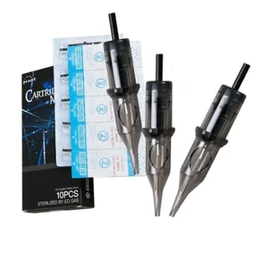 Mast Professional 10Pc Dragonhawk Cartridges Disposable Tattoo Needle 0.35 RM RL - Picture 1 of 109