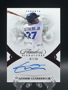 Vladimir Guerrero Jr. 2019 Panini Flawless Signatures Ruby/20 automático #FS-VG Jays - Imagen 1 de 2