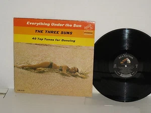 THE THREE SUNS Everything Under The Sun LP 1964 Caravan Margie Moonglow Idaho Ma - Picture 1 of 1