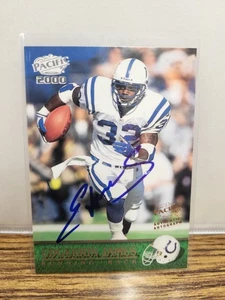 2000 Pacific Edgerrin James Auto - Bild 1 von 2
