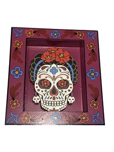 NEW Halloween wall hanging decor sugar skull - Picture 1 of 4