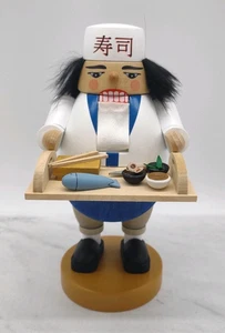 Richard Glasser RG Nutcracker Chef Japanese Sushi 7.5" Erzgebirgische Germany - Picture 1 of 16