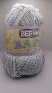 Bernat Yarn BABY SPORT big skeins (9.8oz - 12.3oz) acrylic Cool Blue - Picture 1 of 4