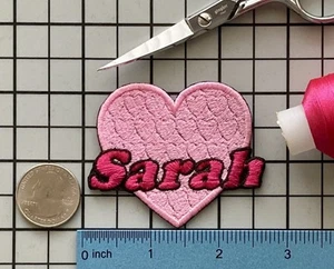 Parche Corazón Rosa Personalizado Personalizado Insignia Planchada - Imagen 1 de 1