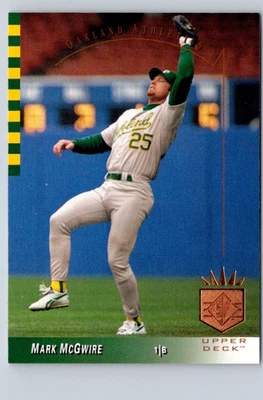 1993 UPPER DECK SP MARK McGWIRE OAKLAND A's #41 BASEBALL CARD - Image 1 of 2