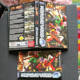 sega saturn last bronx game with manuel boxed