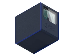 Heavy Play Deckbox MAX 133 Double Sleeved: Rogue Blue - Magnetic - Picture 1 of 5