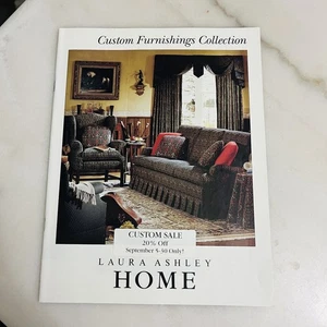 VINTAGE LAURA ASHLEY CATALOG - CUSTOM FURNISHINGS COLLECTION 1989 ENGLISH DECOR - Picture 1 of 9