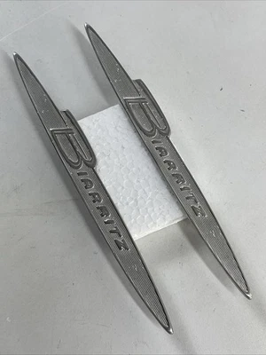 (2) Cadillac Eldorado Biarritz 1959 emblemas de puerta con 4 Foto 1 de 4