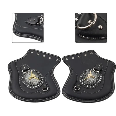 Motorrad Universal Leder Wärme Sattel Schild Deflektor Für Honda Für Harley Schw - Bild 1 von 4