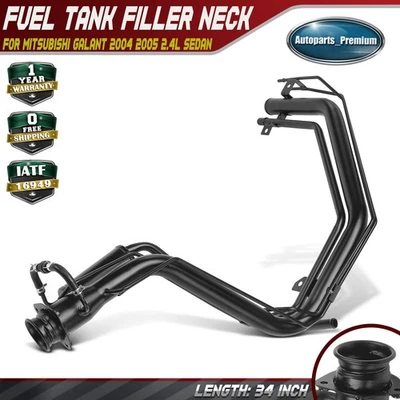 Nuevo cuello de llenado de tanque de combustible de acero para Mitsubishi Galant 2004 2005 L4 2,4 L MN106200 Foto 1 de 4