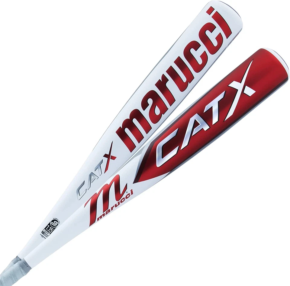 Nuevo Bate de Béisbol Marucci CATX USSSA Una Pieza Aleación Bate de Béisbol Rojo/Blanco Foto 1 de 1