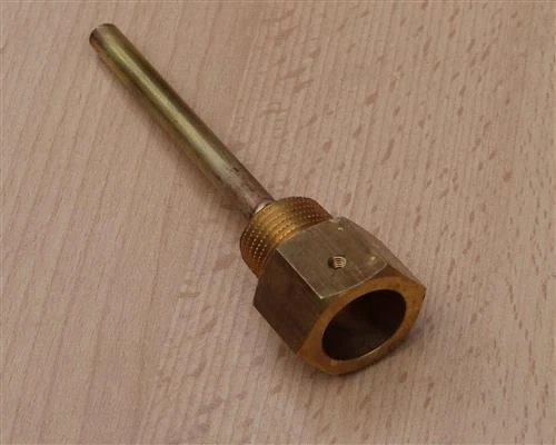 Tauchhülse 1/2" x 120mm / 6,5 mm Innenloch Messing (10627# - Bild 1 von 1