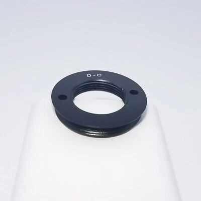 New D Mount Movie Mount to C Mount for Moive Lens to Camera Adapter W/ Flange - Image 1 of 4
