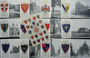 13 x Cambridge University Collection COLLEGES & HERALDIC ARMS c1905 Postcard - Picture 1 of 15