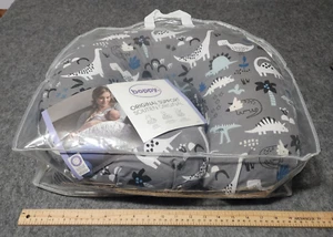 NEW Boppy Nursing Pillow Original Support Gray Dinosaurs - Baby Support Pillow - Picture 1 of 9